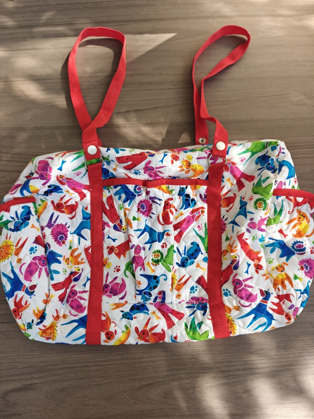 Multicolor Animal Print Big Bag